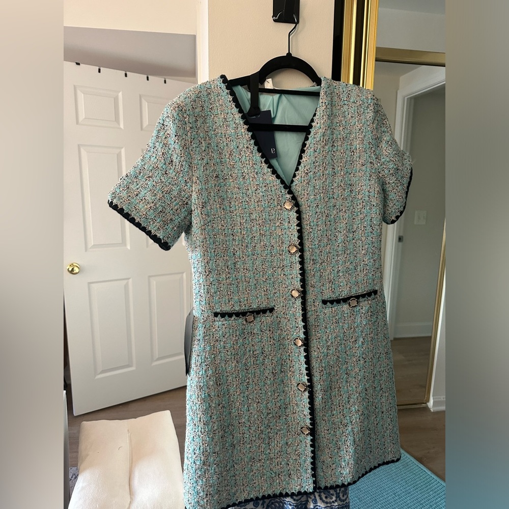 Pomander Place Tweed Dress (M) - never worn, with tags